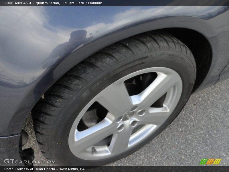 Brilliant Black / Platinum 2006 Audi A6 4.2 quattro Sedan