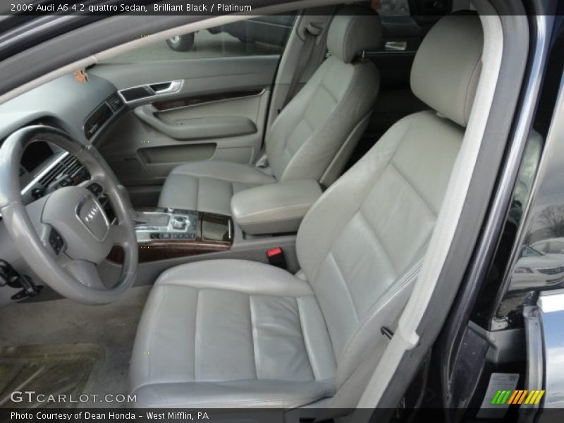 Brilliant Black / Platinum 2006 Audi A6 4.2 quattro Sedan