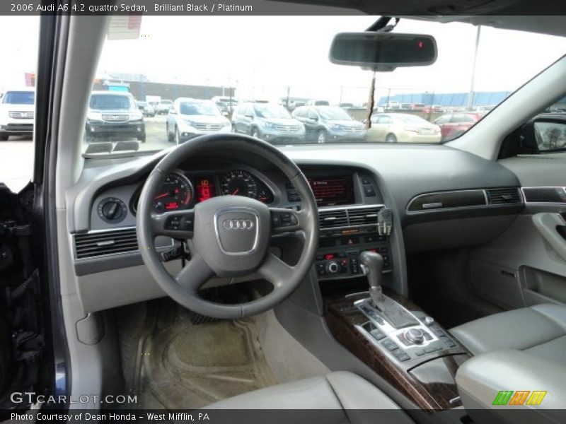 Brilliant Black / Platinum 2006 Audi A6 4.2 quattro Sedan