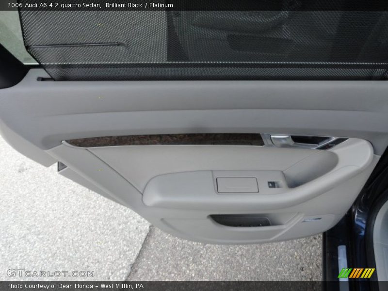 Brilliant Black / Platinum 2006 Audi A6 4.2 quattro Sedan