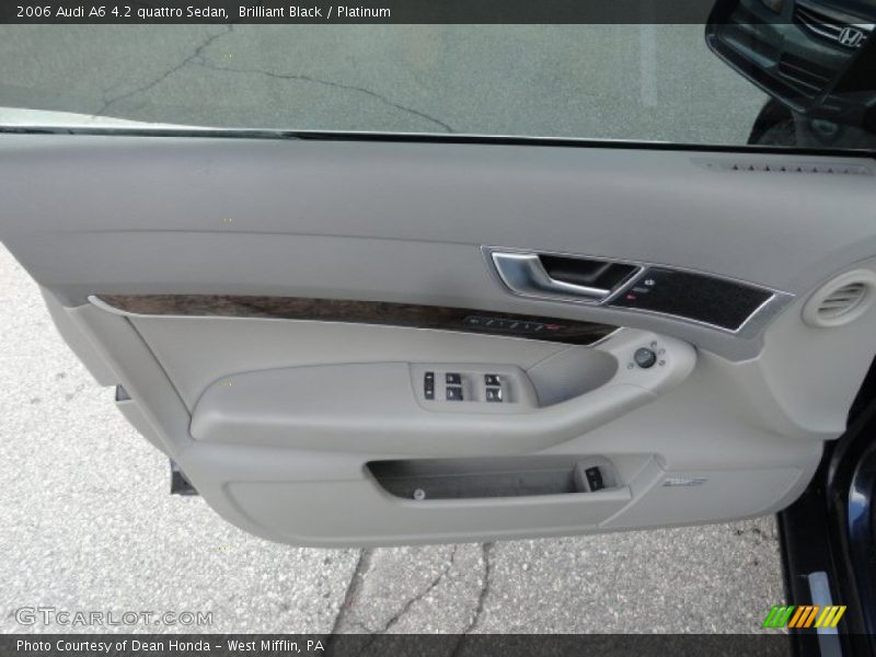 Brilliant Black / Platinum 2006 Audi A6 4.2 quattro Sedan