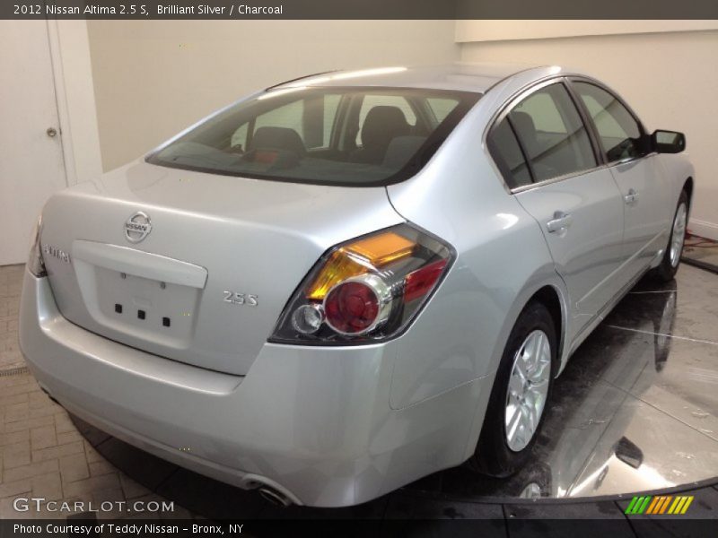 Brilliant Silver / Charcoal 2012 Nissan Altima 2.5 S