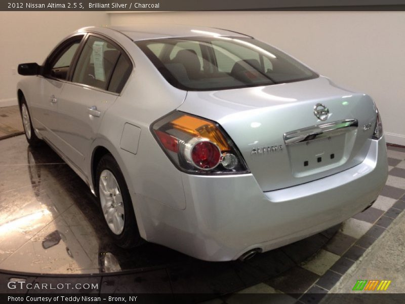 Brilliant Silver / Charcoal 2012 Nissan Altima 2.5 S