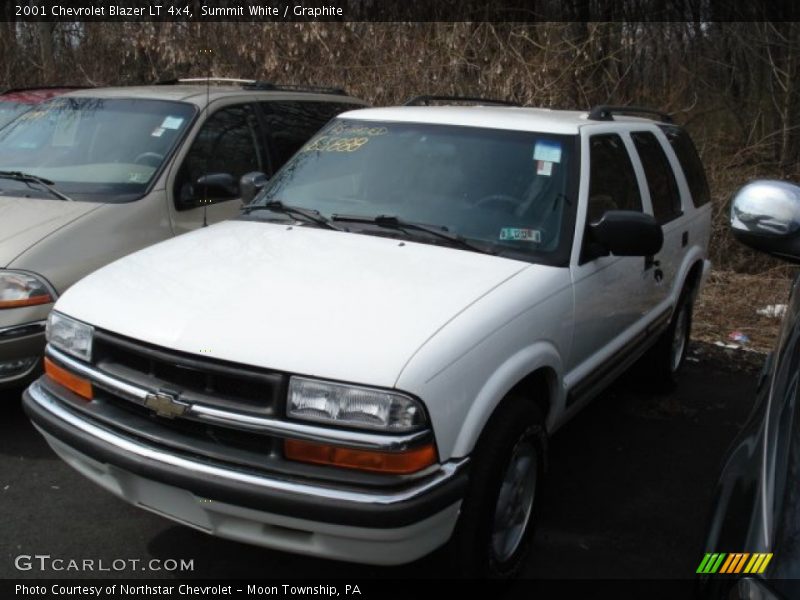 Summit White / Graphite 2001 Chevrolet Blazer LT 4x4