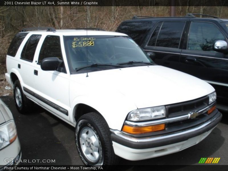 Summit White / Graphite 2001 Chevrolet Blazer LT 4x4