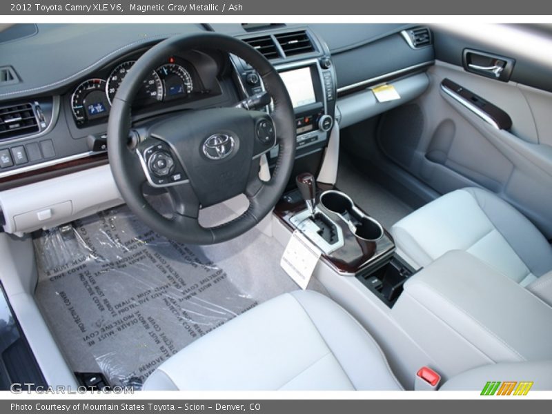 Magnetic Gray Metallic / Ash 2012 Toyota Camry XLE V6