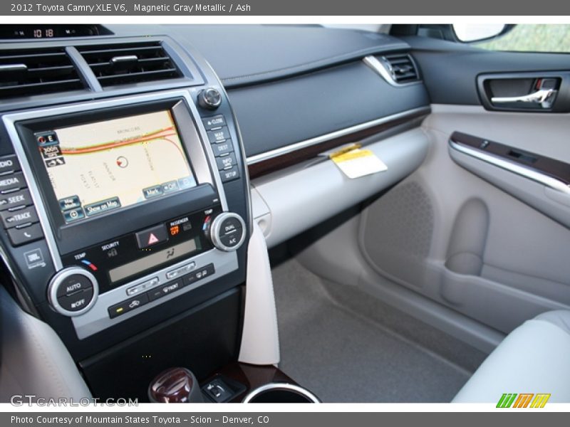 Magnetic Gray Metallic / Ash 2012 Toyota Camry XLE V6