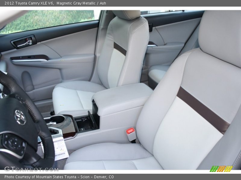 Magnetic Gray Metallic / Ash 2012 Toyota Camry XLE V6