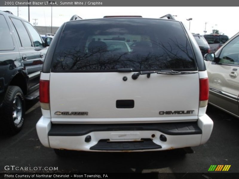 Summit White / Graphite 2001 Chevrolet Blazer LT 4x4