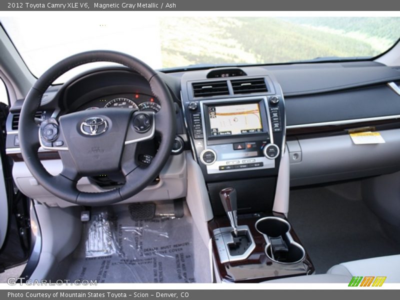 Magnetic Gray Metallic / Ash 2012 Toyota Camry XLE V6