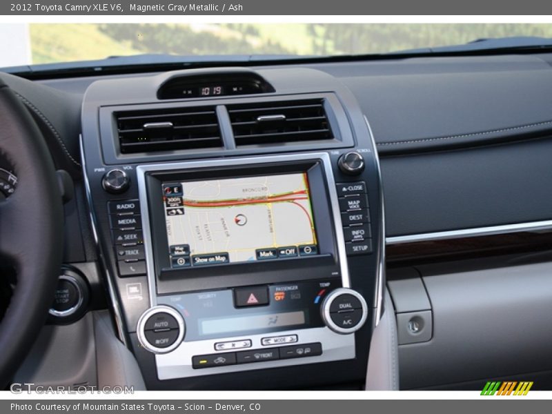 Magnetic Gray Metallic / Ash 2012 Toyota Camry XLE V6