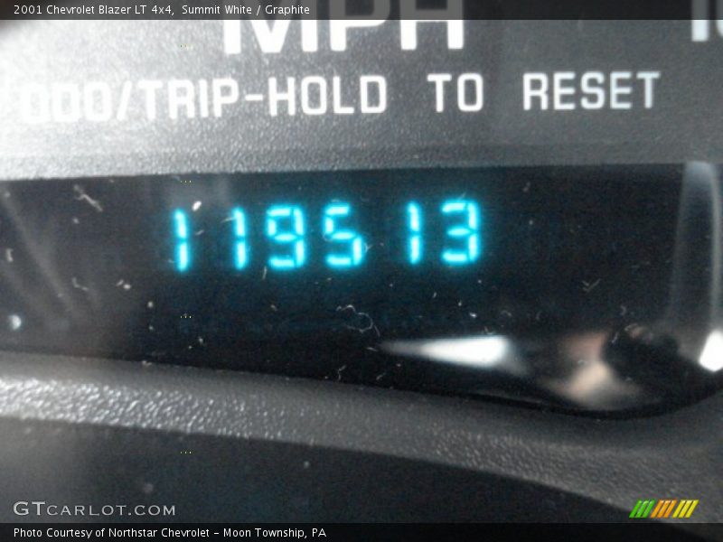 Summit White / Graphite 2001 Chevrolet Blazer LT 4x4