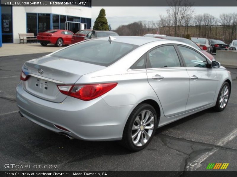 Radiant Silver / Gray 2011 Hyundai Sonata SE