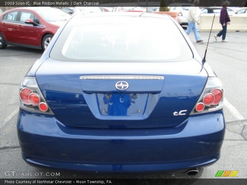 Blue Ribbon Metallic / Dark Charcoal 2009 Scion tC