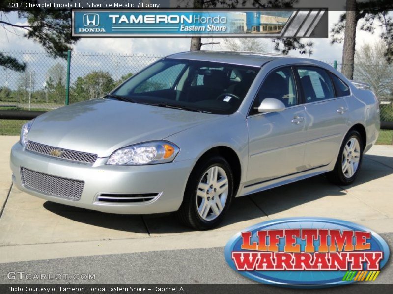 Silver Ice Metallic / Ebony 2012 Chevrolet Impala LT