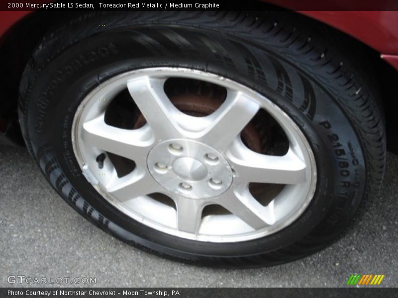Toreador Red Metallic / Medium Graphite 2000 Mercury Sable LS Sedan