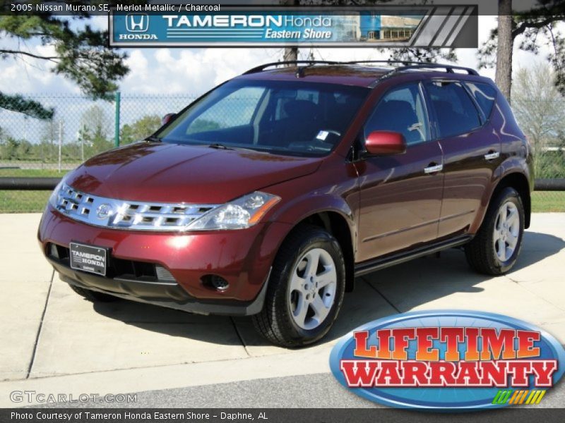 Merlot Metallic / Charcoal 2005 Nissan Murano SE