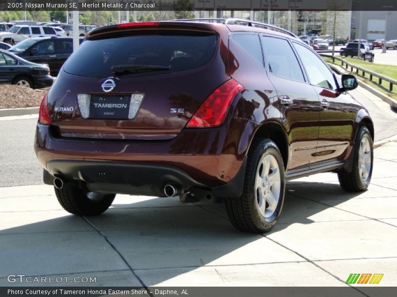 Merlot Metallic / Charcoal 2005 Nissan Murano SE
