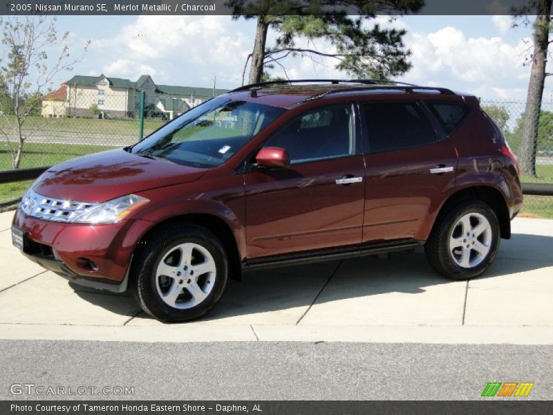 Merlot Metallic / Charcoal 2005 Nissan Murano SE