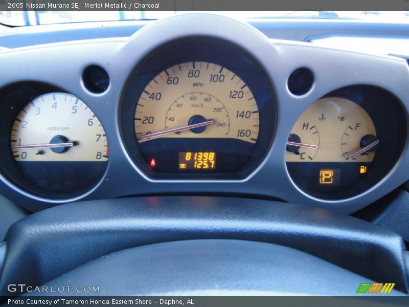 Merlot Metallic / Charcoal 2005 Nissan Murano SE