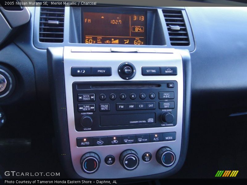 Merlot Metallic / Charcoal 2005 Nissan Murano SE