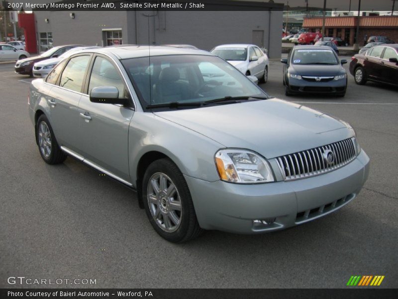 Satellite Silver Metallic / Shale 2007 Mercury Montego Premier AWD