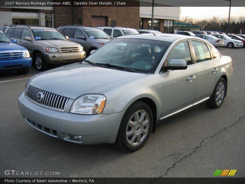 Satellite Silver Metallic / Shale 2007 Mercury Montego Premier AWD