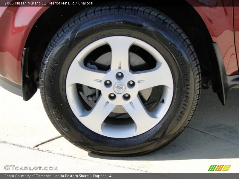 Merlot Metallic / Charcoal 2005 Nissan Murano SE