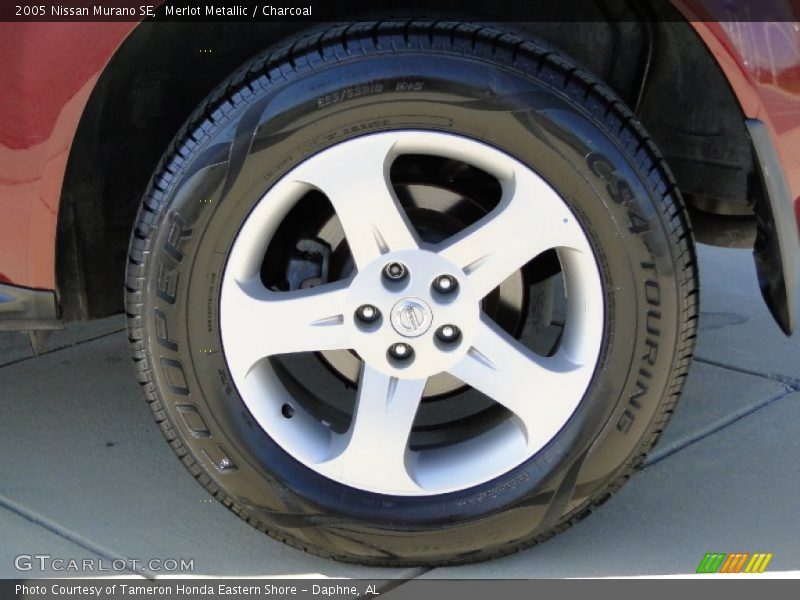 Merlot Metallic / Charcoal 2005 Nissan Murano SE