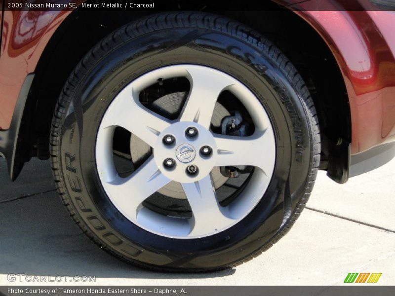Merlot Metallic / Charcoal 2005 Nissan Murano SE