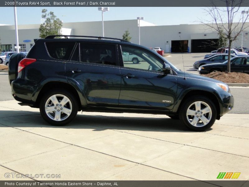 Black Forest Pearl / Dark Charcoal 2008 Toyota RAV4 Sport