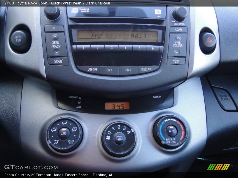 Controls of 2008 RAV4 Sport