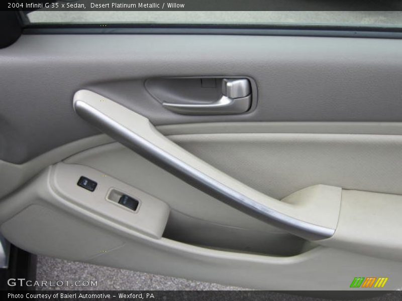 Desert Platinum Metallic / Willow 2004 Infiniti G 35 x Sedan