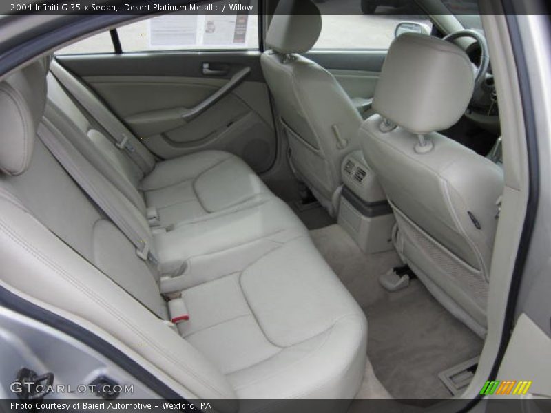 Desert Platinum Metallic / Willow 2004 Infiniti G 35 x Sedan