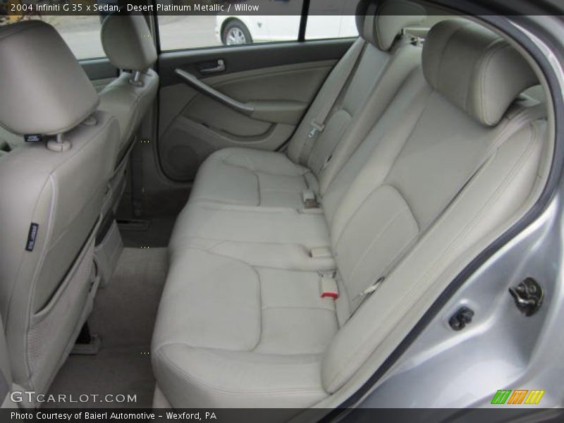 Desert Platinum Metallic / Willow 2004 Infiniti G 35 x Sedan