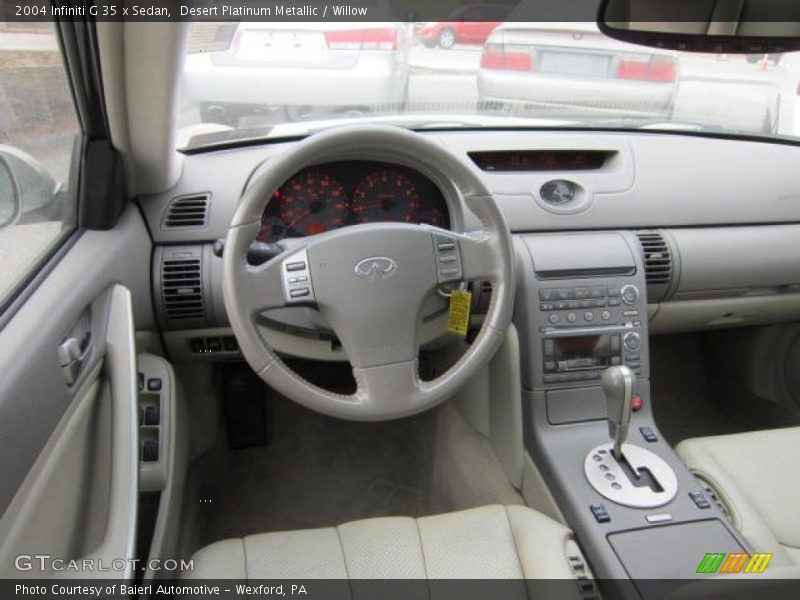 Desert Platinum Metallic / Willow 2004 Infiniti G 35 x Sedan