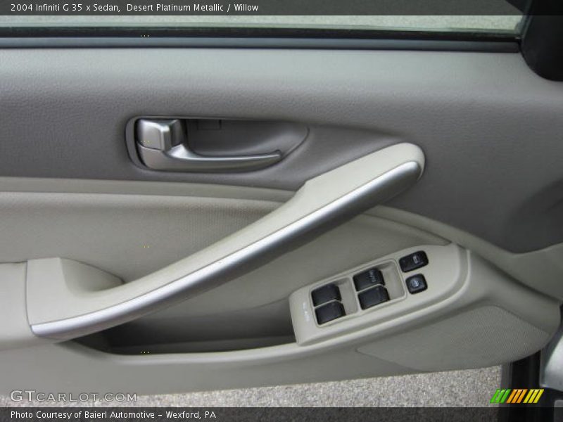 Desert Platinum Metallic / Willow 2004 Infiniti G 35 x Sedan