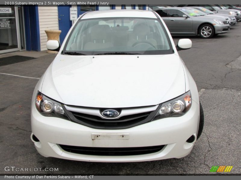 Satin White Pearl / Ivory 2010 Subaru Impreza 2.5i Wagon