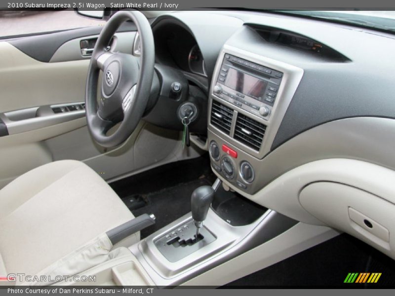 Satin White Pearl / Ivory 2010 Subaru Impreza 2.5i Wagon