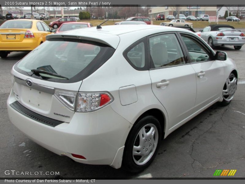 Satin White Pearl / Ivory 2010 Subaru Impreza 2.5i Wagon