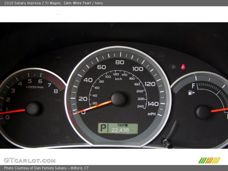  2010 Impreza 2.5i Wagon 2.5i Wagon Gauges