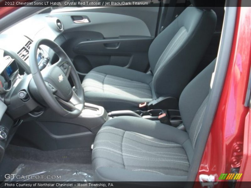 Crystal Red Tintcoat / Jet Black/Dark Titanium 2012 Chevrolet Sonic LT Hatch