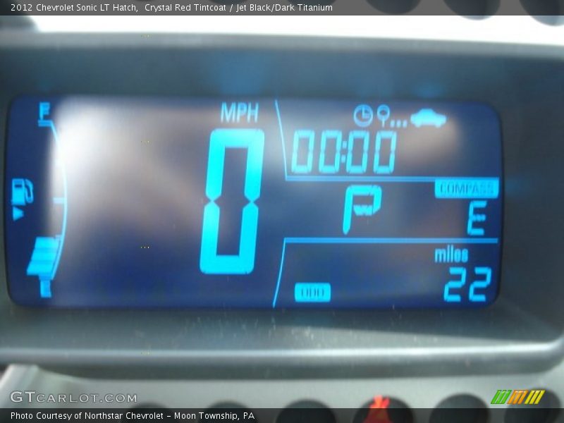 Crystal Red Tintcoat / Jet Black/Dark Titanium 2012 Chevrolet Sonic LT Hatch