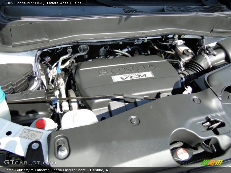 Taffeta White / Beige 2009 Honda Pilot EX-L
