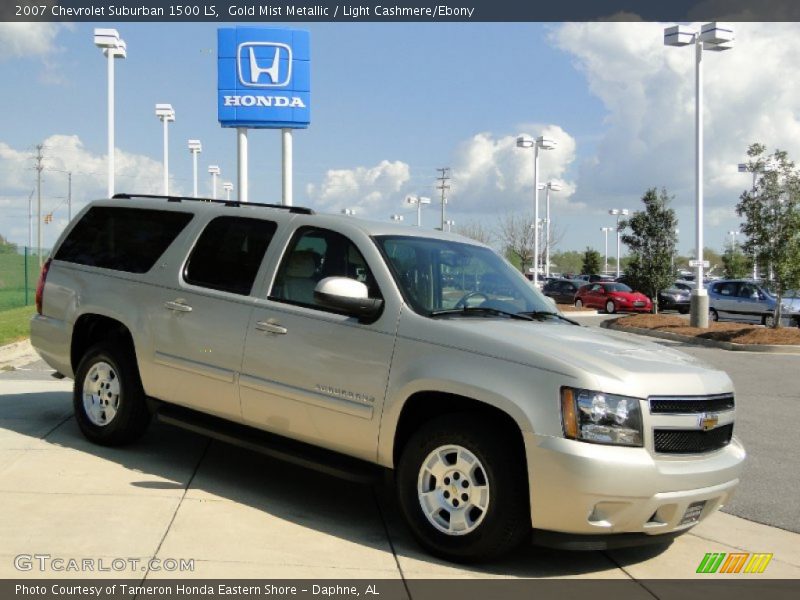 Gold Mist Metallic / Light Cashmere/Ebony 2007 Chevrolet Suburban 1500 LS