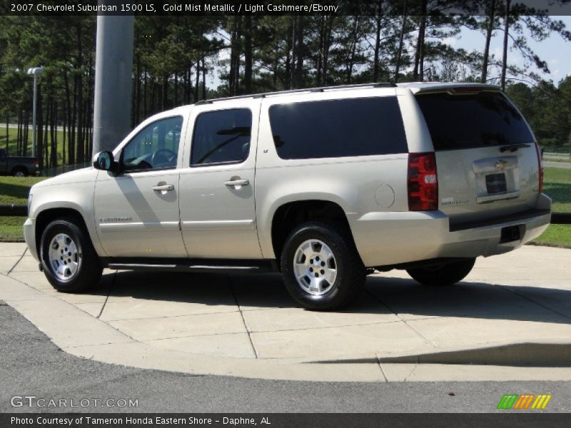 Gold Mist Metallic / Light Cashmere/Ebony 2007 Chevrolet Suburban 1500 LS