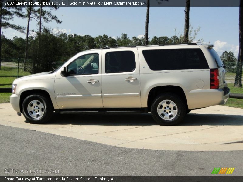 Gold Mist Metallic / Light Cashmere/Ebony 2007 Chevrolet Suburban 1500 LS