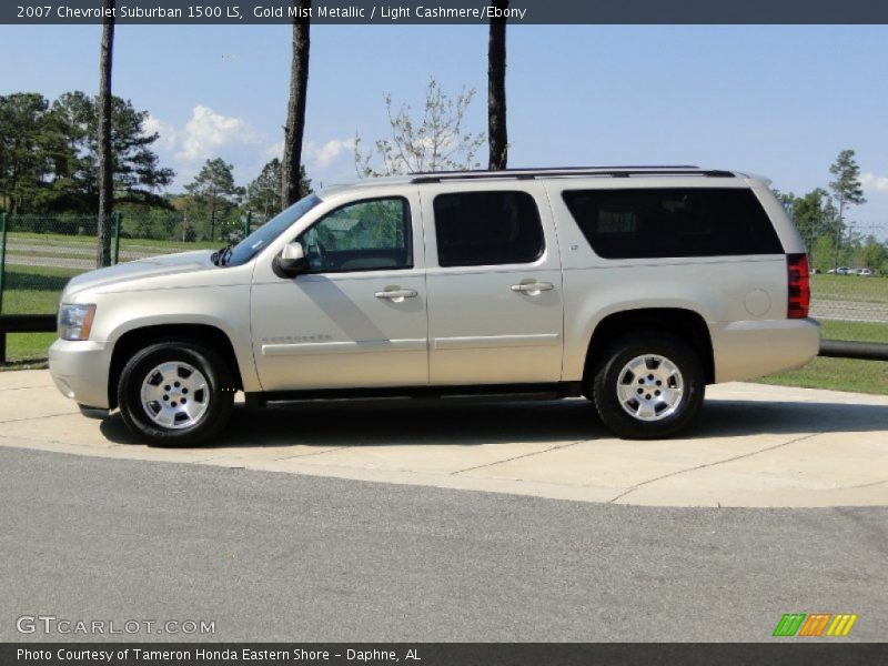 Gold Mist Metallic / Light Cashmere/Ebony 2007 Chevrolet Suburban 1500 LS