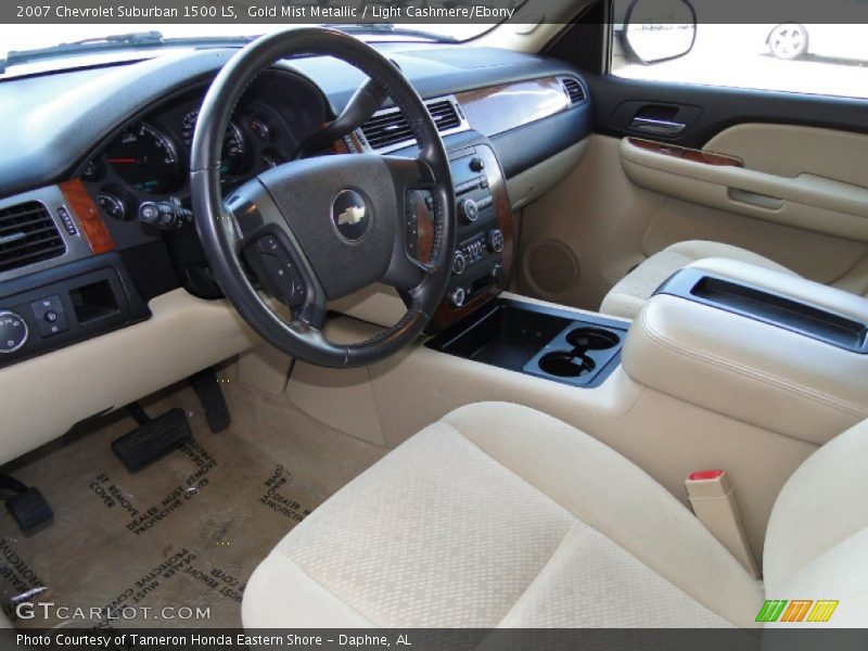 Gold Mist Metallic / Light Cashmere/Ebony 2007 Chevrolet Suburban 1500 LS