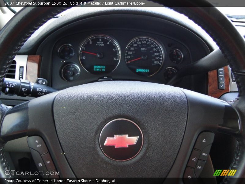 Gold Mist Metallic / Light Cashmere/Ebony 2007 Chevrolet Suburban 1500 LS